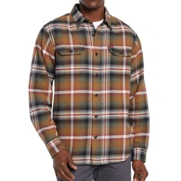Orvis Other - NEW Orvis Men's S Plaid Button-Up Long Sleeve Flannel Shirt Jacket